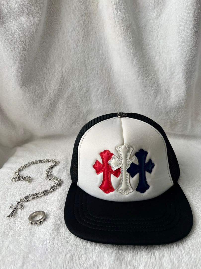 トリコロールトリプルクロストラッカー キャップ （CHROME HEARTS）