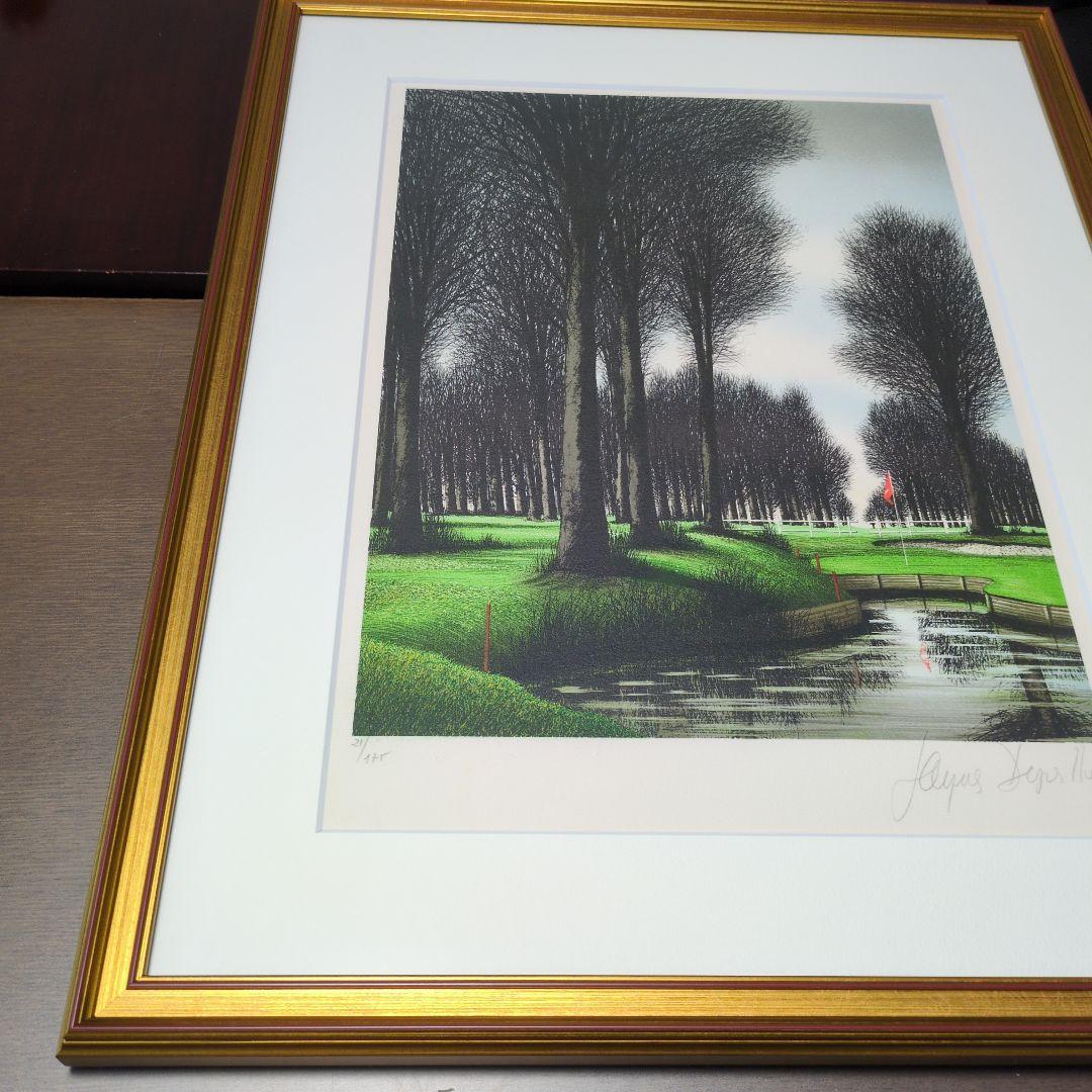 ジャック デペルト 新品・未使用 リトグラフ額付 版画 サイン・エディション有