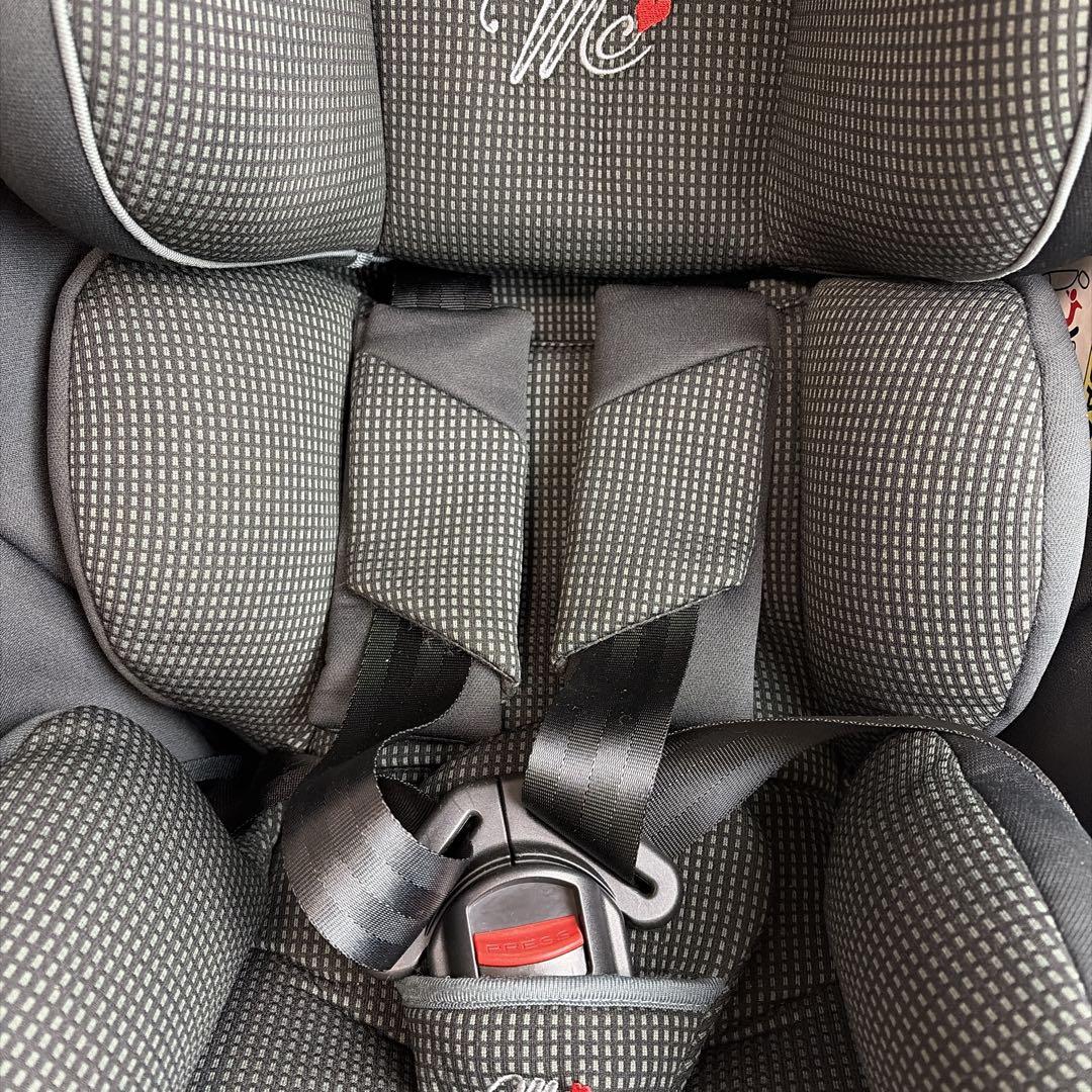 【極美品】　マムズキャリー ターンレジェFIX 車用チャイルドシート