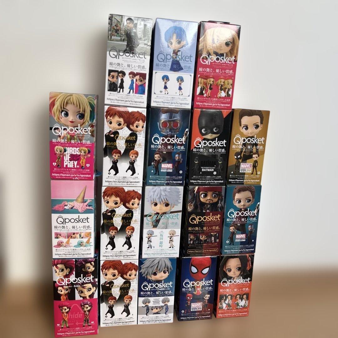 Qposket スパイダーマンほかフィギュア 18体セット