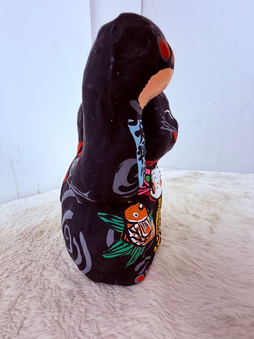 未使用保管品♪ 春日部張り子　招き猫