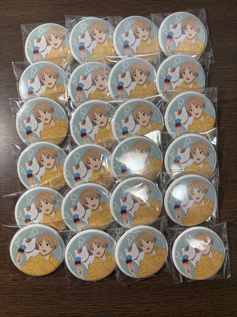 夏目友人帳 缶バッジ 夏目貴志