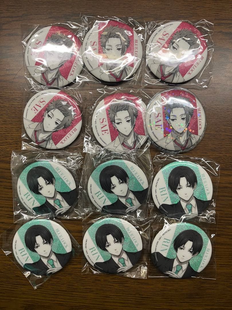 ブルーロック one color 缶バッジ 糸師凛 糸師冴