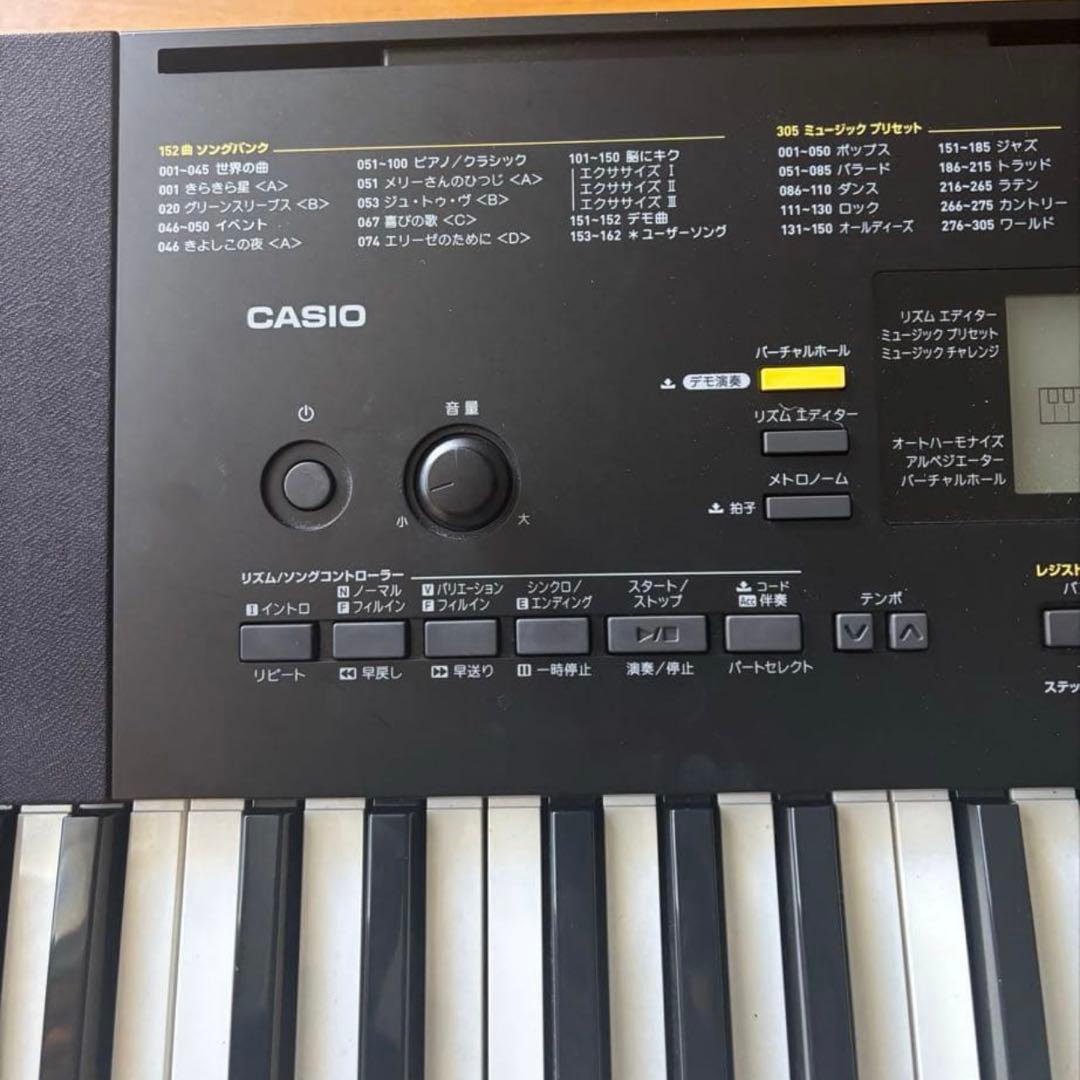 【CASIO CTK-4400】61鍵盤/タッチレスポンス/電子キーボード