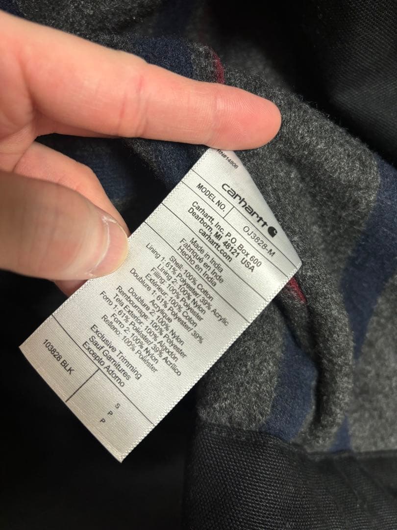 Carhartt デトロイトジャケット カーハート Sサイズ ブラック USA