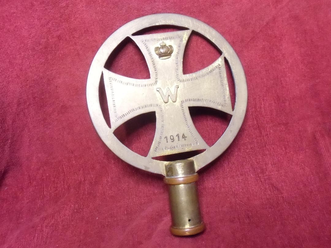 Ｗ帝政ドイツ軍/プロイセン王国＊１９１４鉄十字ポールトップ（実物）