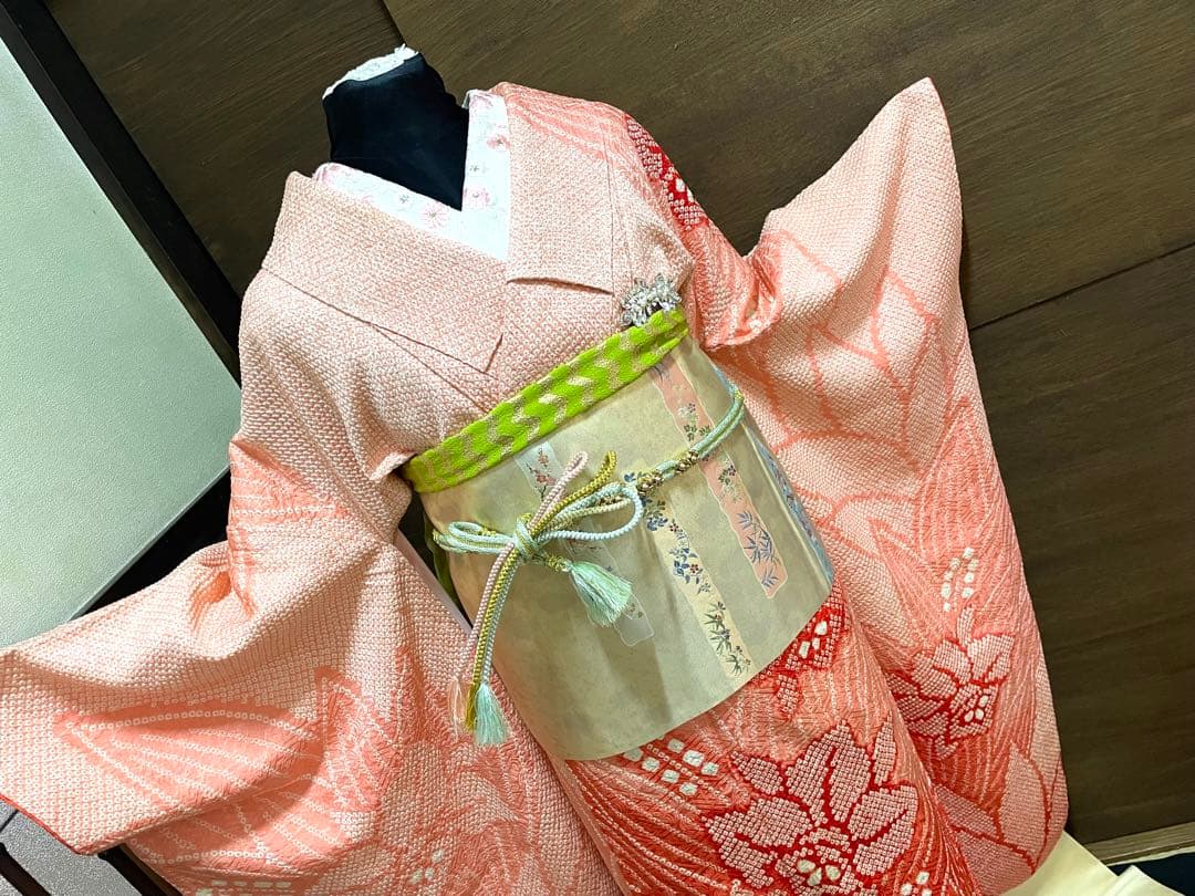 振袖フルセット6点サイズM〜L総絞り売り切り終了正絹