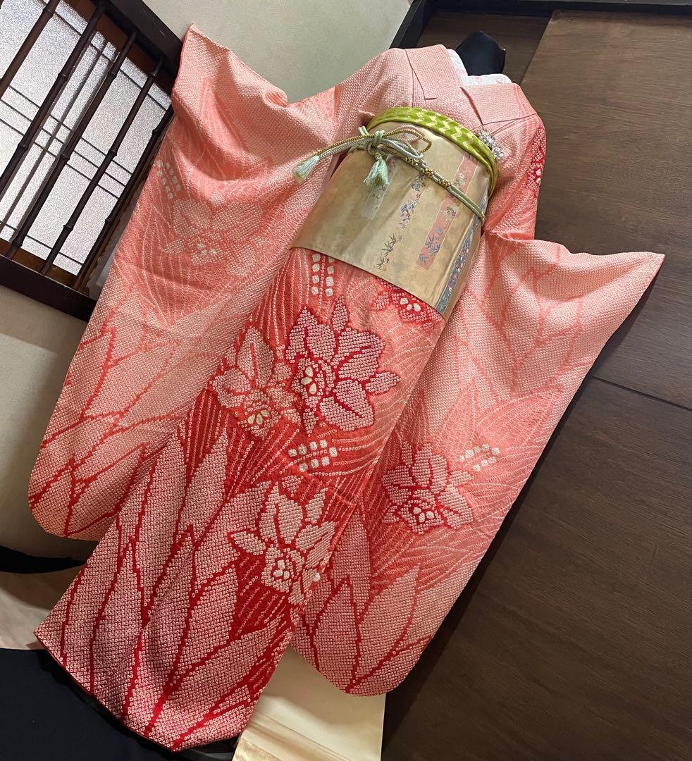 振袖フルセット6点サイズM〜L総絞り売り切り終了正絹