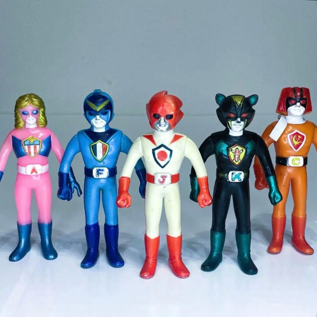 ポピー ソフビ バトルフィーバーJ 5体セット