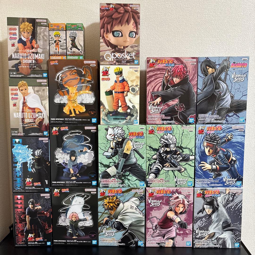 【新品未開封】ナルト　プライズフィギュア　まとめ売り　19個セット