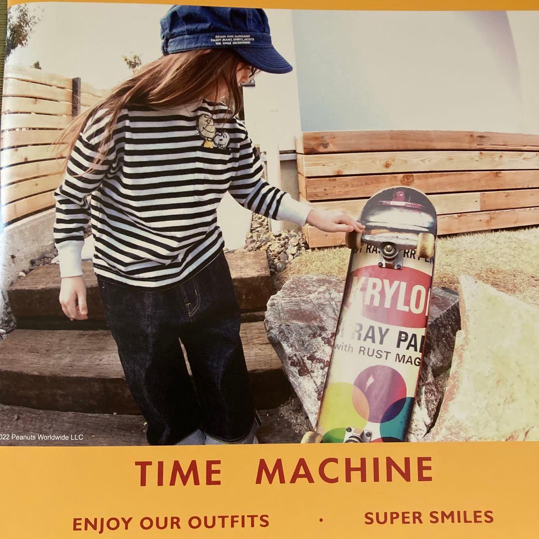 デニムダンガリー ワイドデニム　150 160