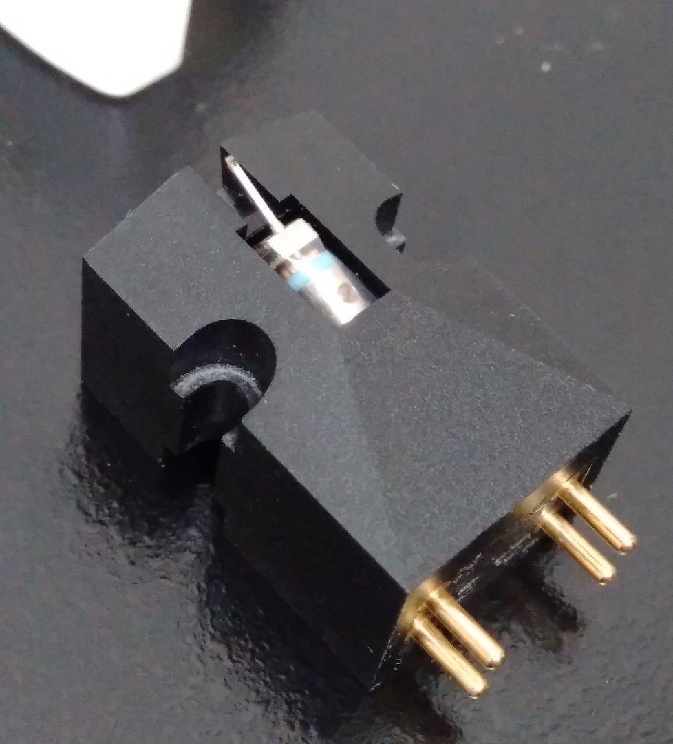 デノン MCカートリッジ DL-103 出音質良好品 ヘッドシェルAT-MG10