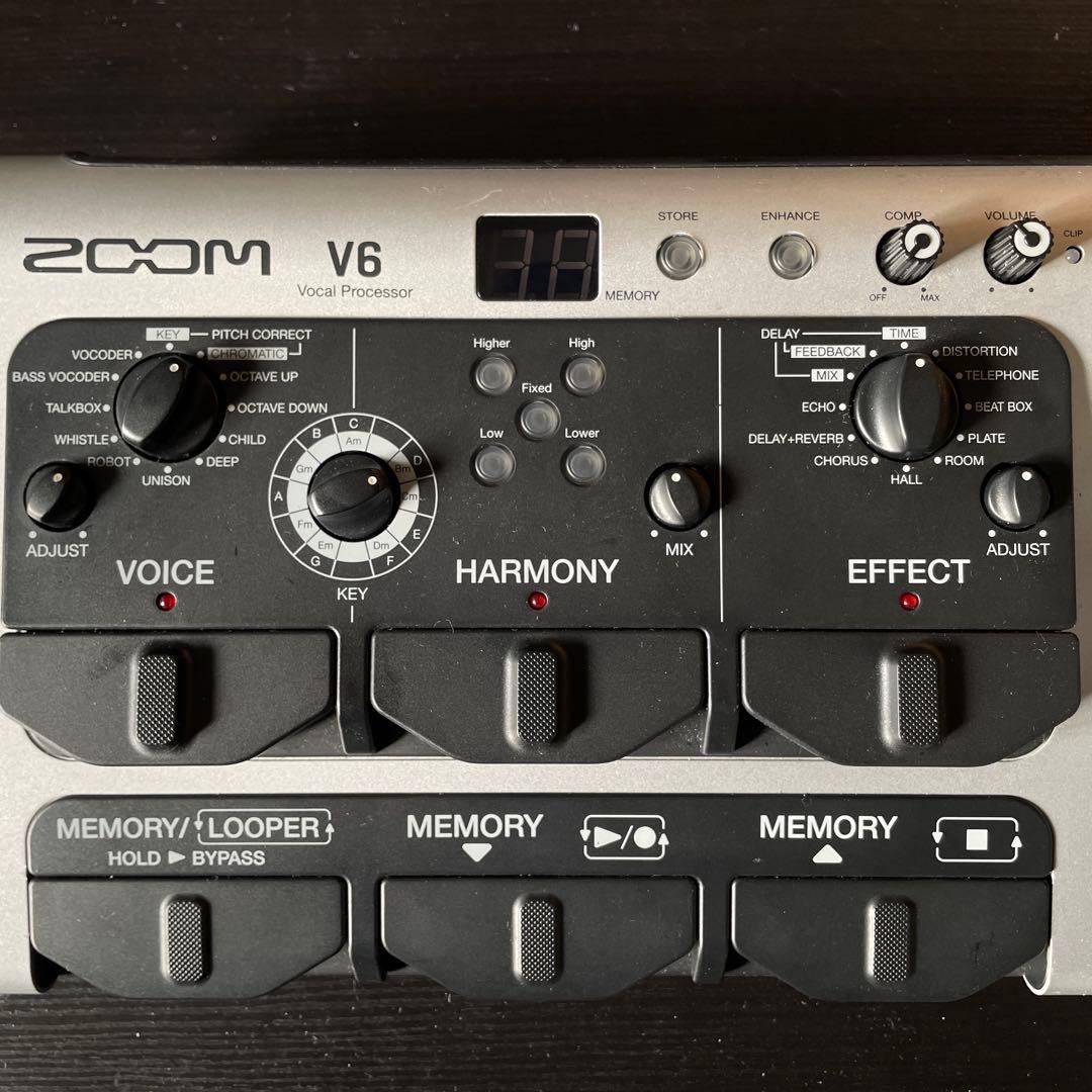 ボーカルエフェクター　ZOOM V6 Vocal Processor