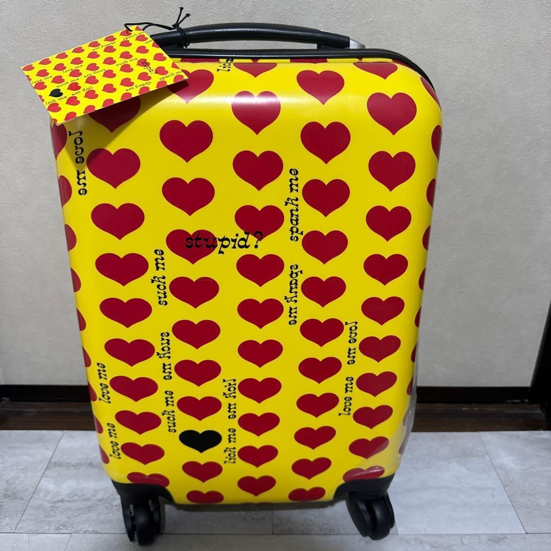 新品 hide イエローハート キャリーケース TRAVEL JETS