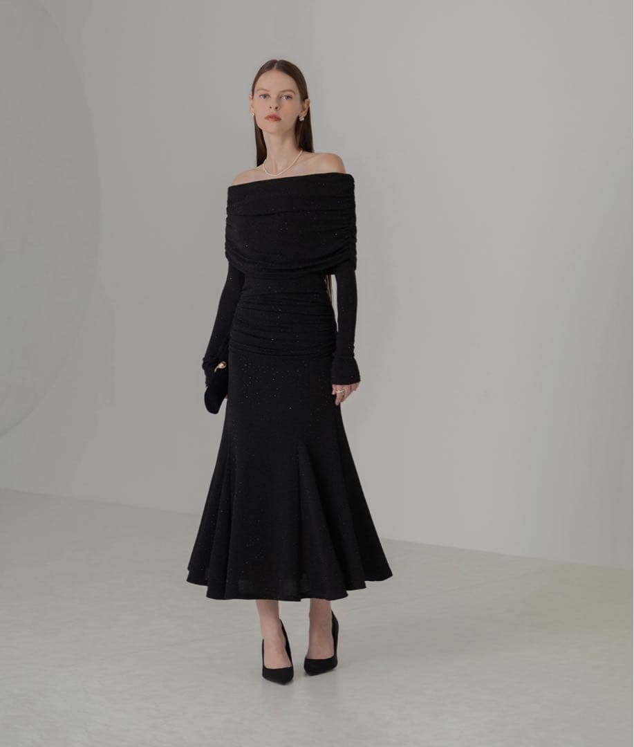 Leja マーメイドワンピースドレス 結婚式ドレス パーティードレス