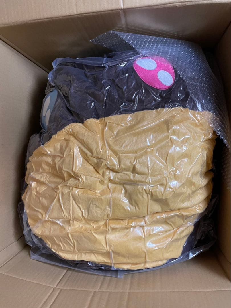 お花クッション ブルーブラウン　特大 フラワークッション 村上隆