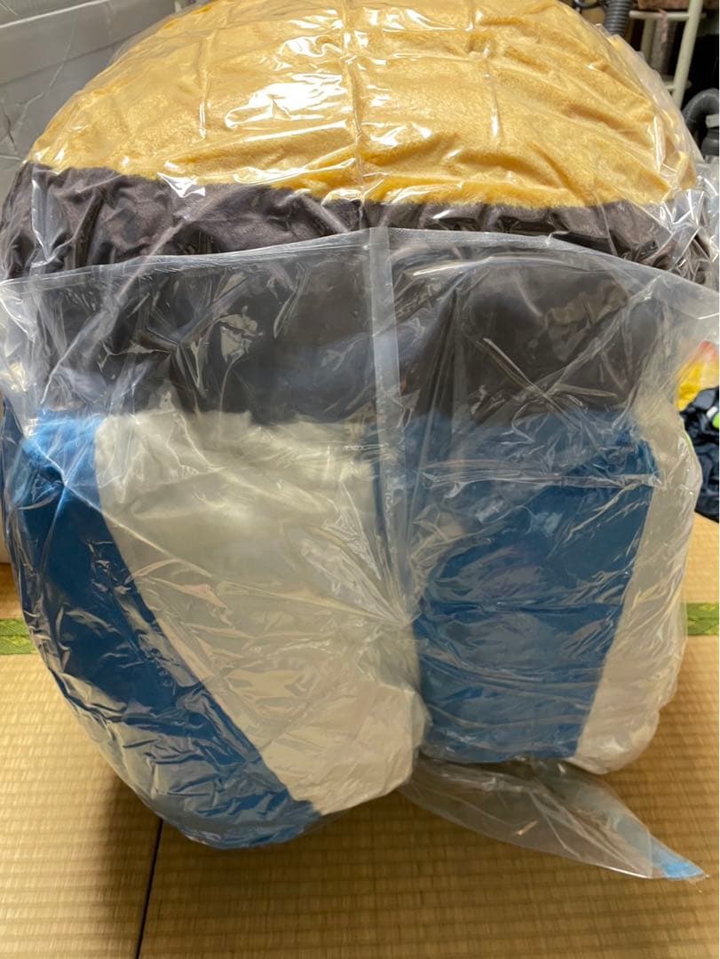 お花クッション ブルーブラウン　特大 フラワークッション 村上隆