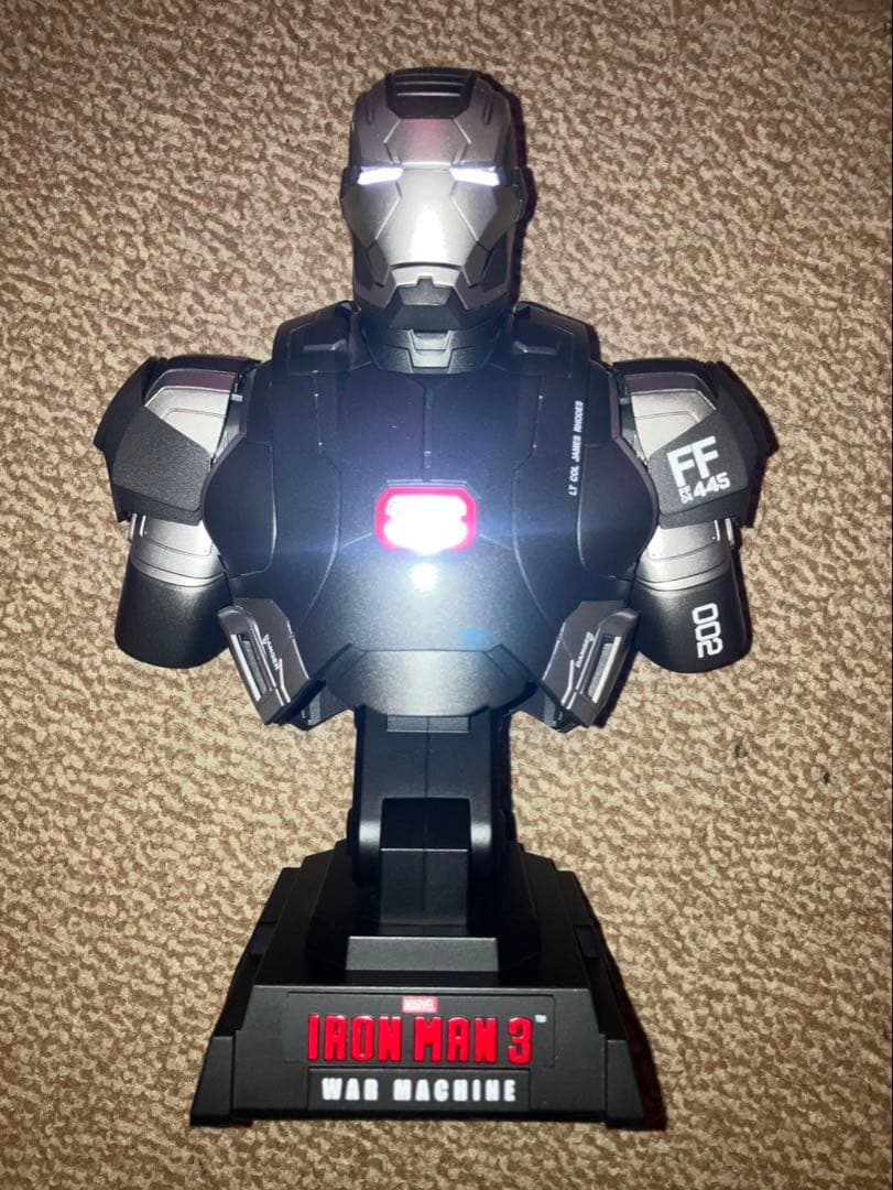 アイアンマン3 MARK XLII & WAR MACHINE 1/4バスト