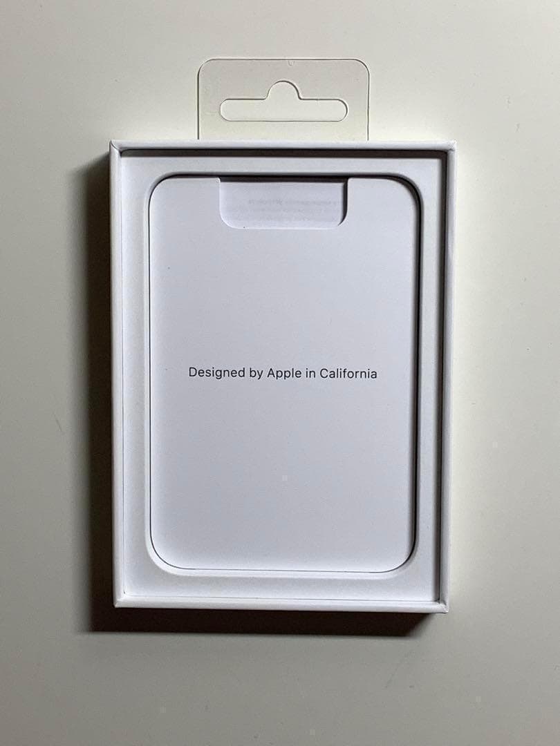 【新品】純正 MagSafe対応 iPhoneレザーウォレット・サドルブラウン①