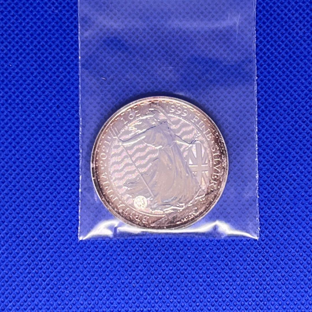 2021年製ブリタニア　　1oz 銀貨 エリザベス女王　3枚セット