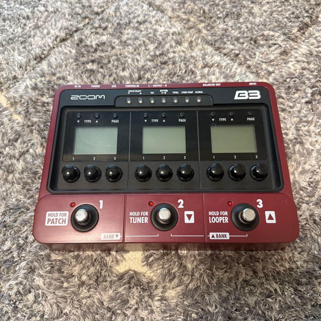 ZOOM B3 ベースエフェクター