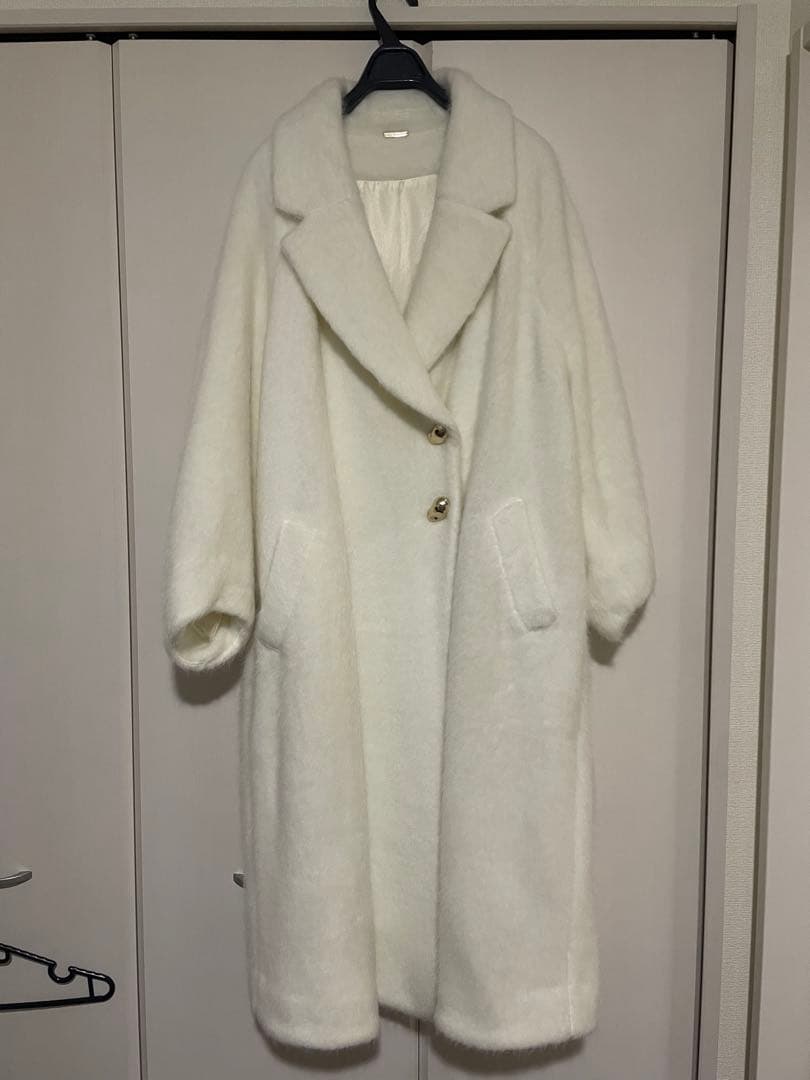 snidel シャギーロングコート