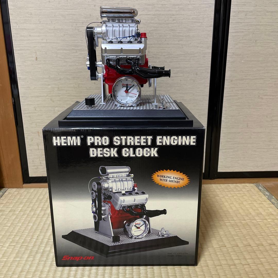 Snap-on V8エンジン型　置き時計