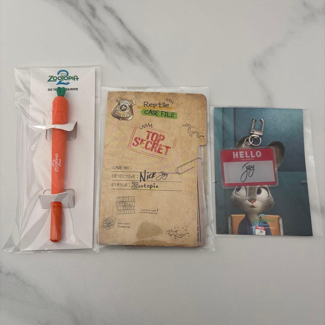 ズートピア2 韓国特典　2点セット