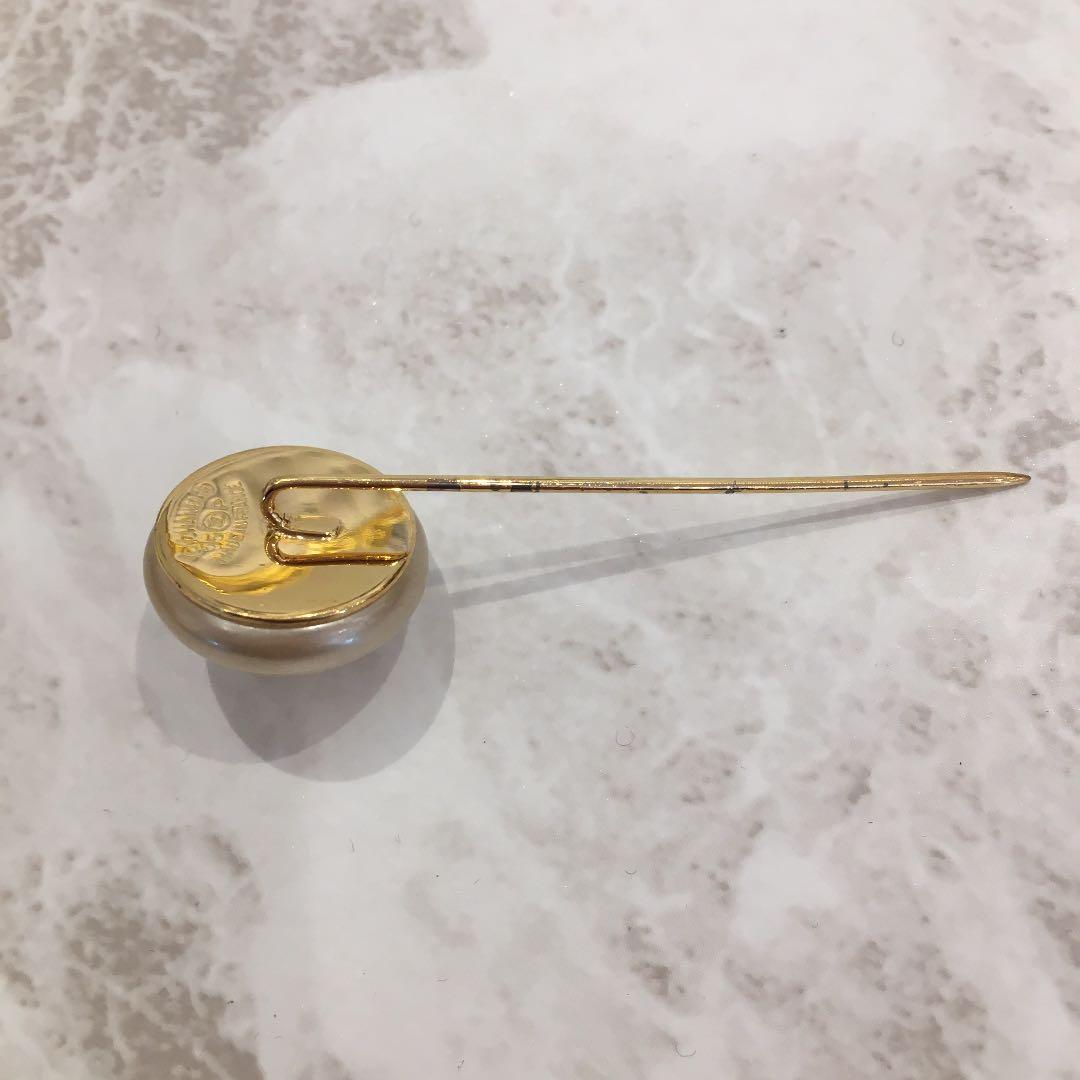 ［正規品］ CHANEL フェイクパール ブローチ ヴィンテージ