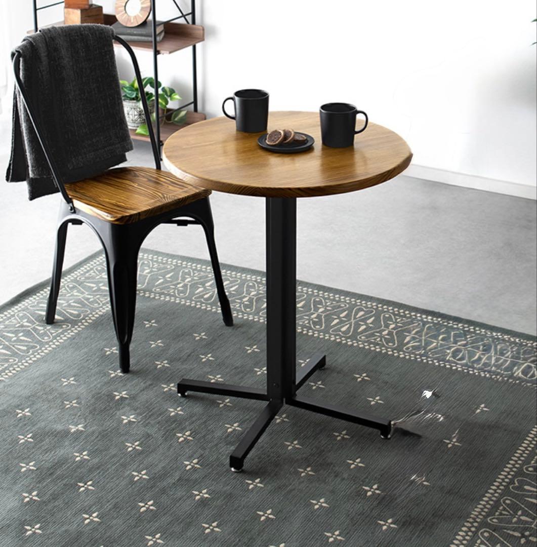 テーブル Vernon ヴァーノン 木製 スチール カフェテーブル