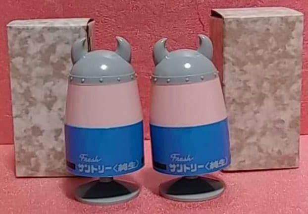 【非売品！昭和レトロ】サントリー 爪楊枝入れ アンクルトリスバイキング2個セット