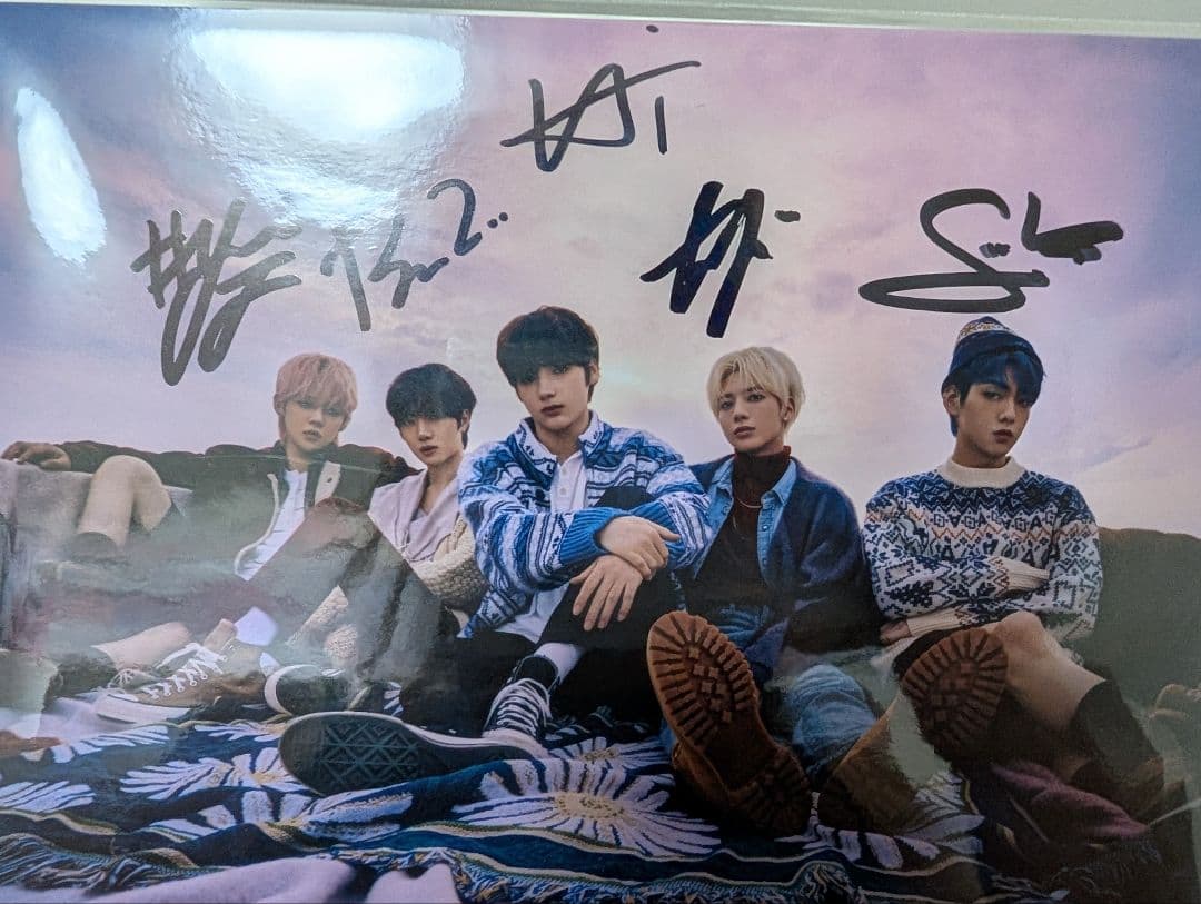 TXT サイン入り ポストカード