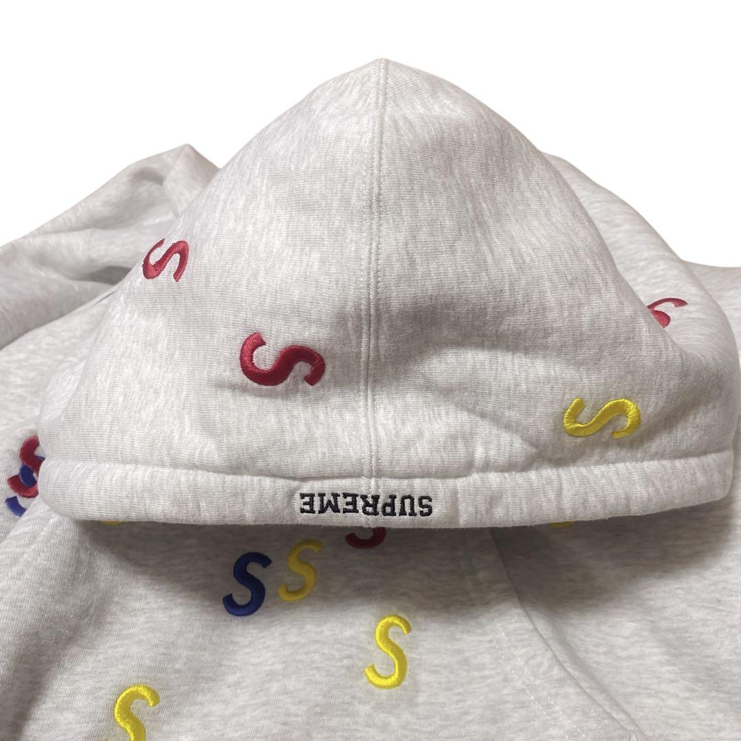 Supreme シュプリーム スウェット パーカー グレー 完売品 マルチ 稀少