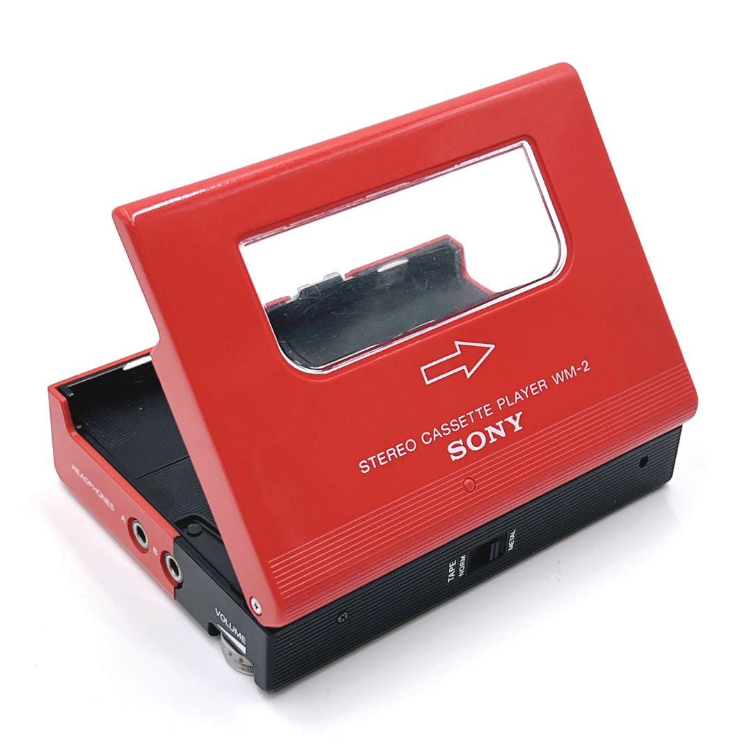 【超美品】 SONY WALKMAN II WM-2 ウォークマン 赤