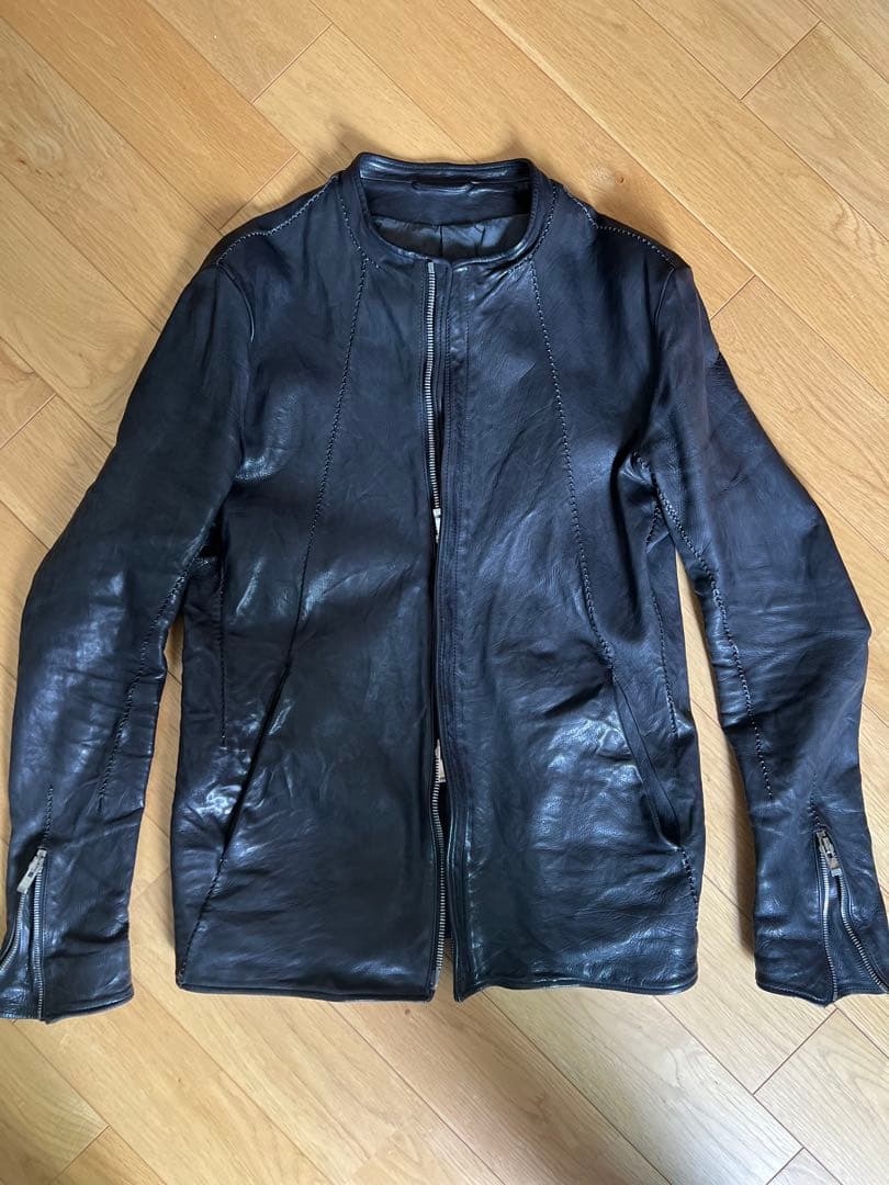 ジャケット・アウター incarnation / CALF LEATHER MOTO 4 / XS