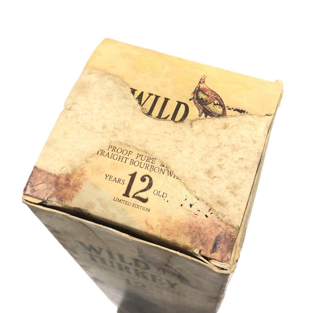 レア オールドボトル ワイルドターキー 12年 750ｍl 50.5％ 化粧箱