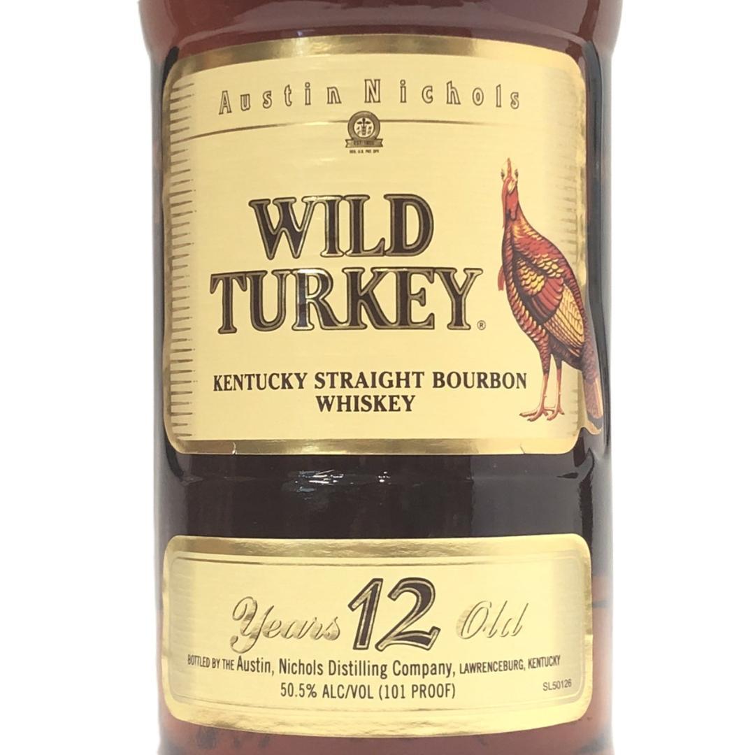 レア オールドボトル ワイルドターキー 12年 750ｍl 50.5％ 化粧箱