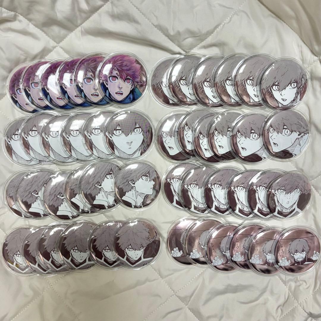 黒名蘭世　ブルーロック展　缶バッジ　48点