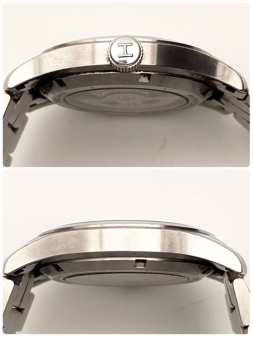 【稼働】Hamilton カーキフィールド 自動巻き 腕時計 デイト メンズ