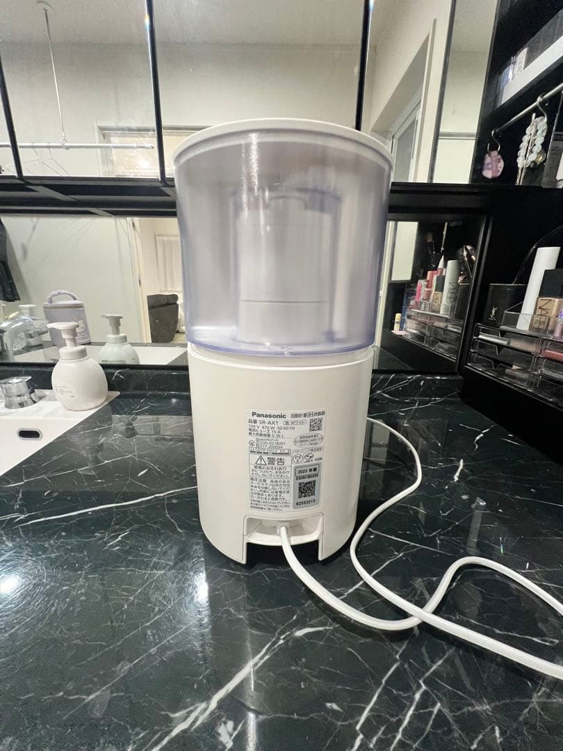 ゆ*こ様 パナソニック 炊飯器 2合 IH 全自動 スマホ連携 ホワイト SR-