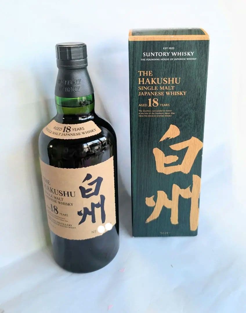 (69) SUNTORY白州18年シングルモルト 旧ウイスキー700ml 43%