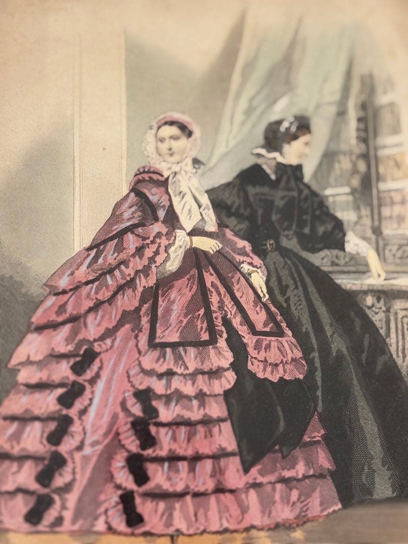 フランス　蚤の市　額　ブロカント