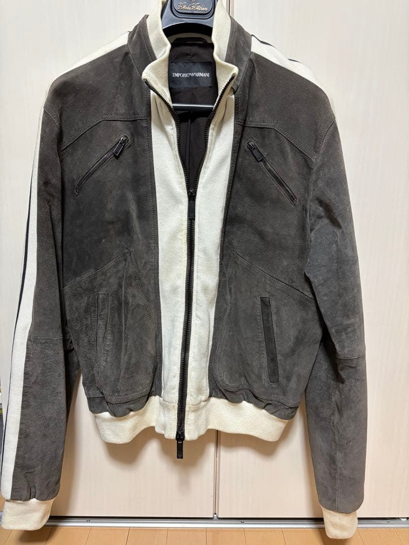 【希少】EMPORIO ARMANI シングルライダースジャケット
