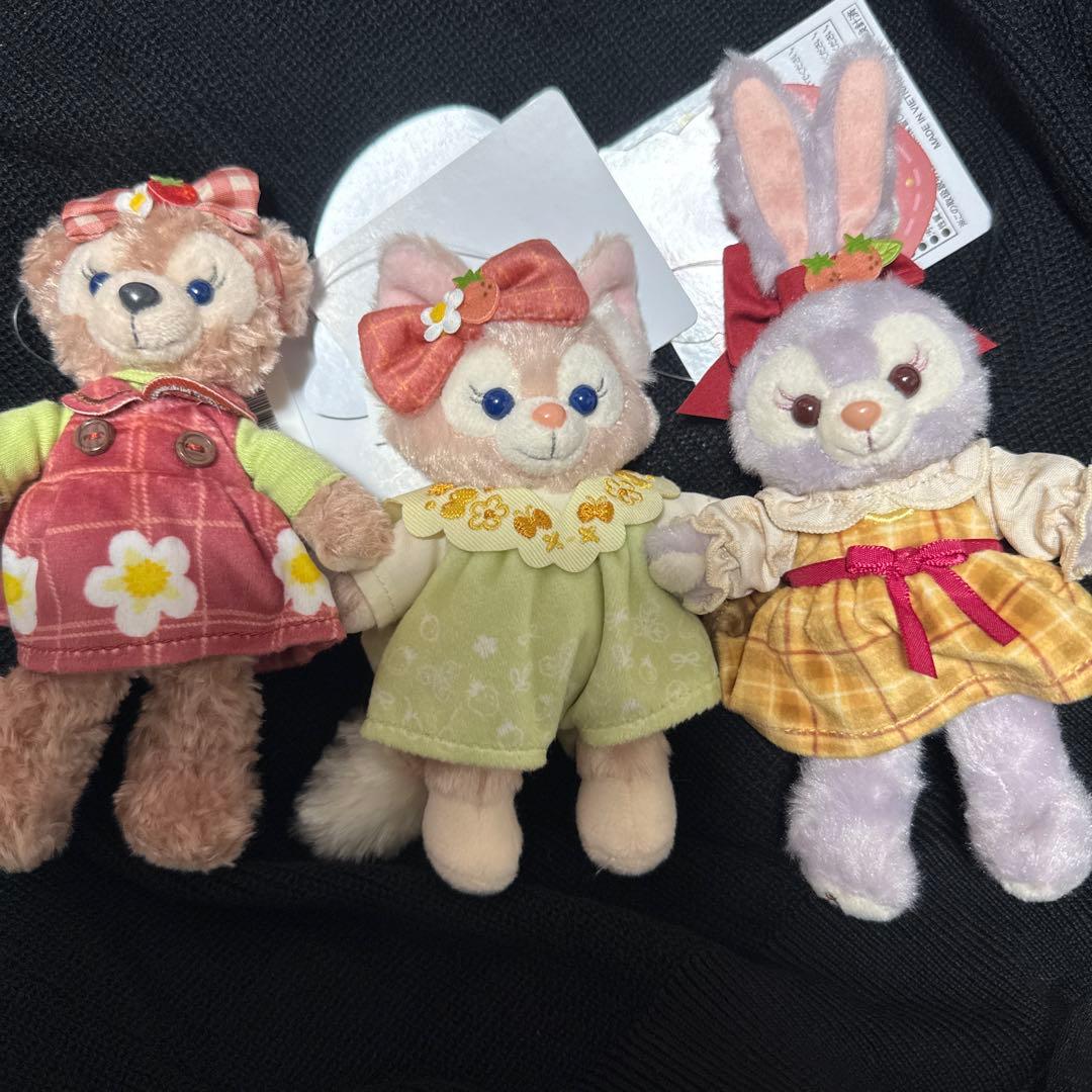 ハートフェルトストロベリーギフト ぬいぐるみバッジセット