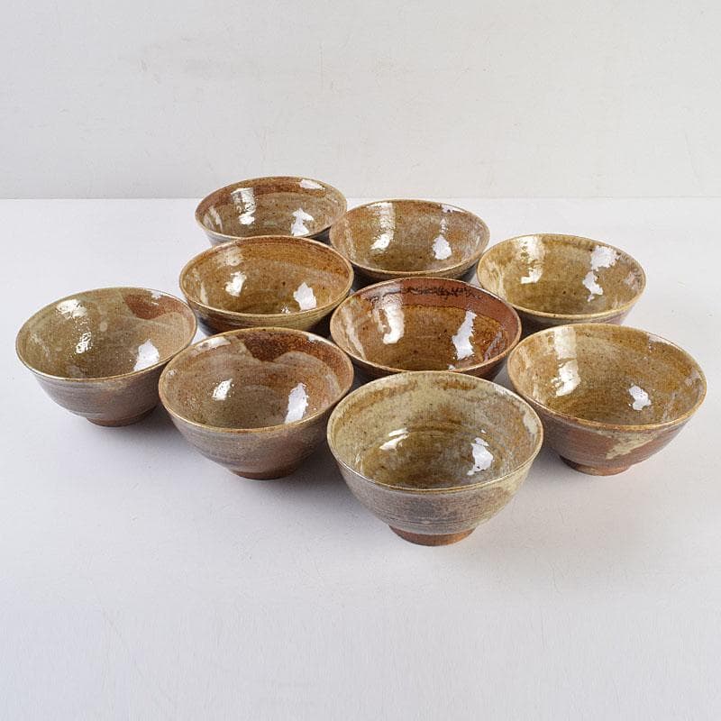 茶道具　数茶碗　九客　在銘　時代箱付　M　R9263B