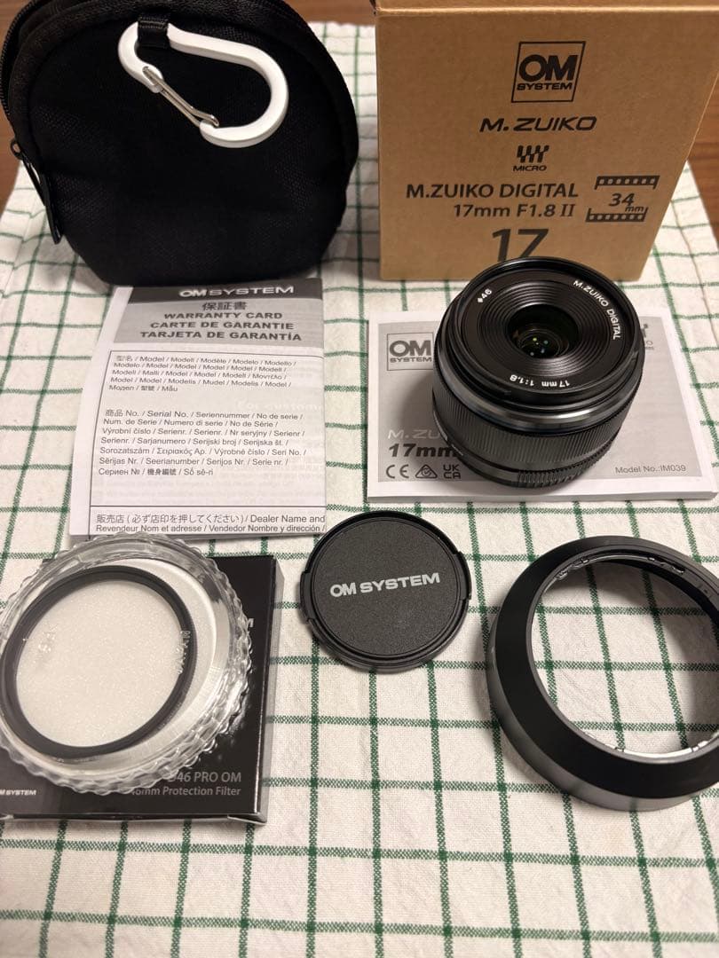 レンズ(単焦点) M.ZUIKO DIGITAL 17mm F1.8 II