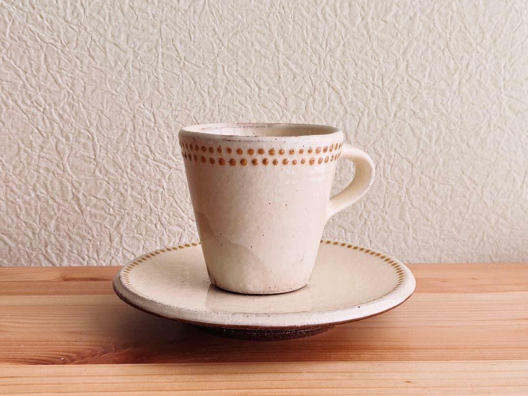 舩木研兒 コーヒー碗皿 カップ&ソーサー　船木　研児