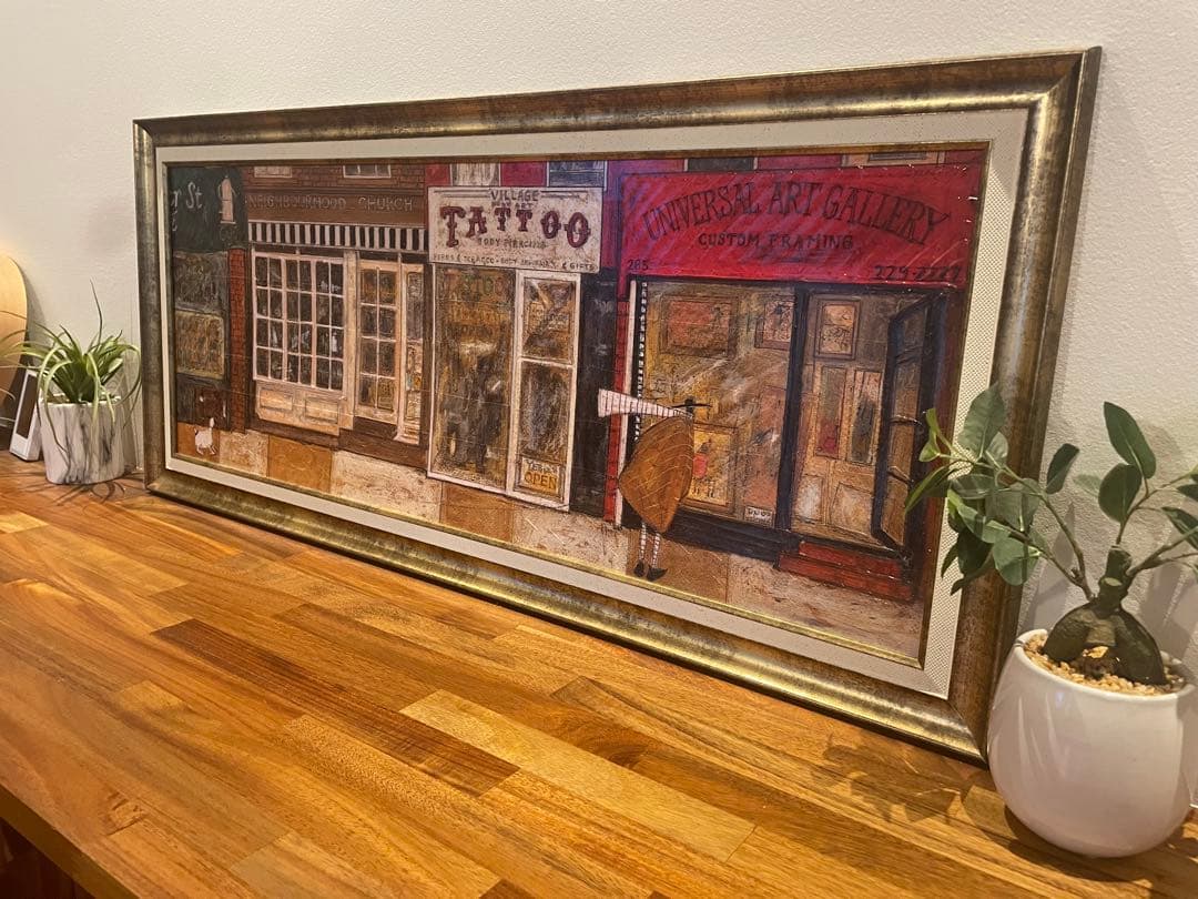 「あなたの住む街角で」 サムトフト アートパネル sam toft 絵画