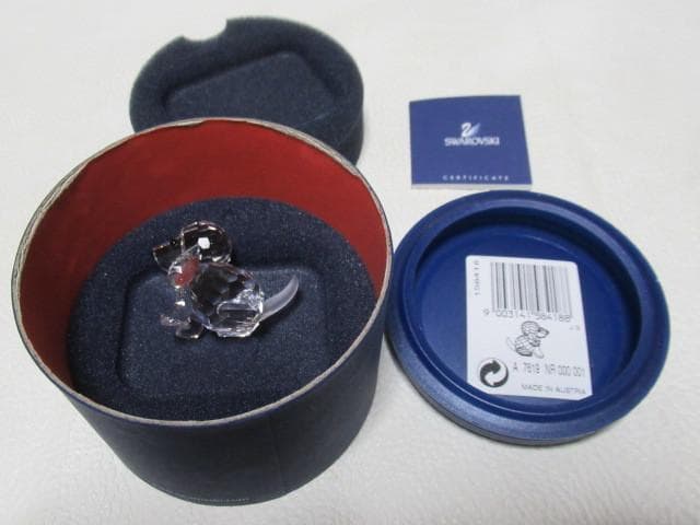 ◆未使用 希少 廃盤品 オーストリア製！スワロフスキー『ビーグル』