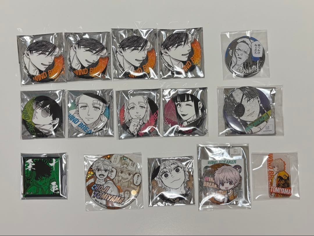WINDBREAKER 缶バッジ まとめ売り